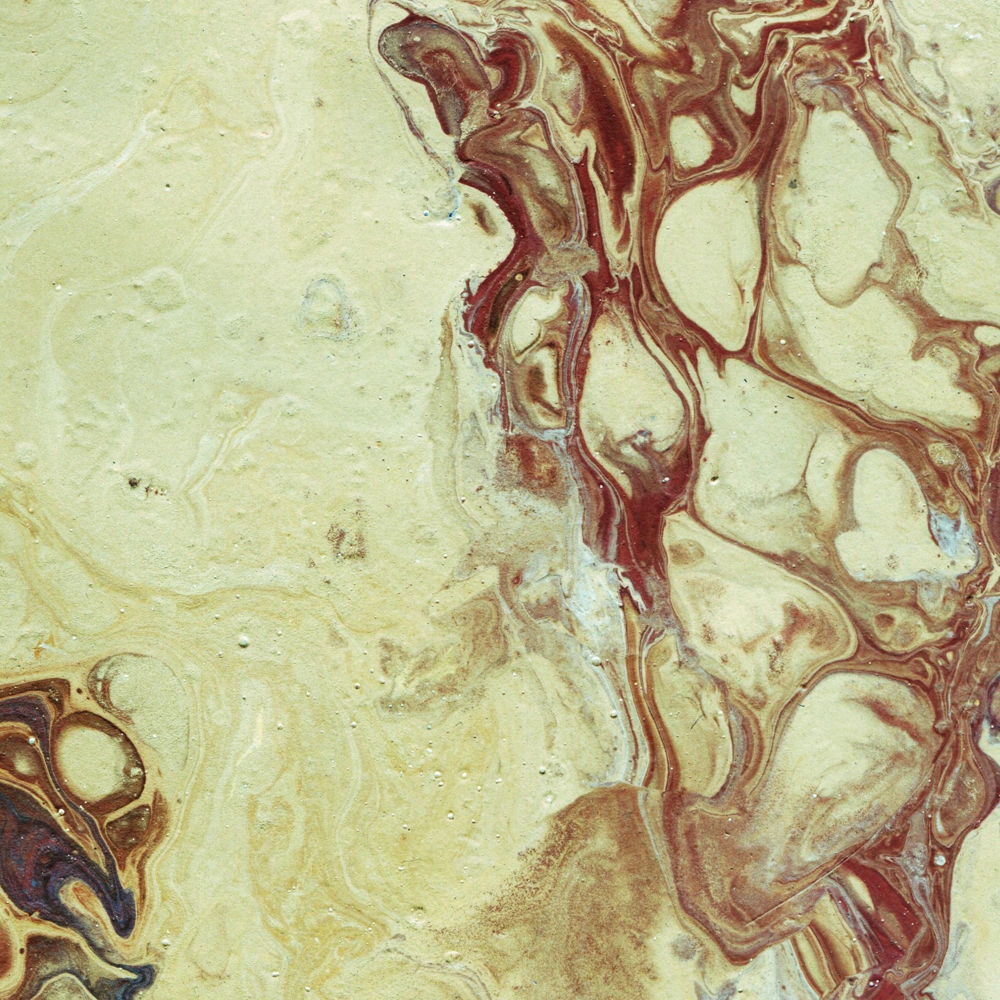 Light beige and dark brown fluid art texture